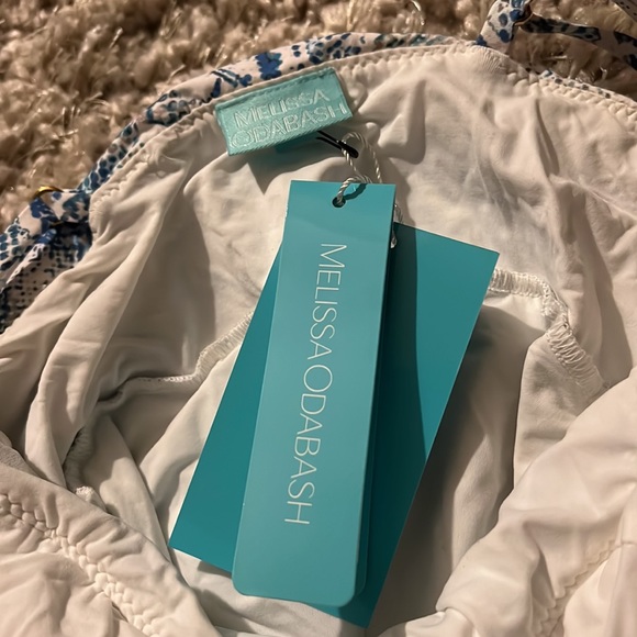 NWT *Beautiful Suit* Melissa Odabash Swimsuit Python Blue - Picture 6 of 7